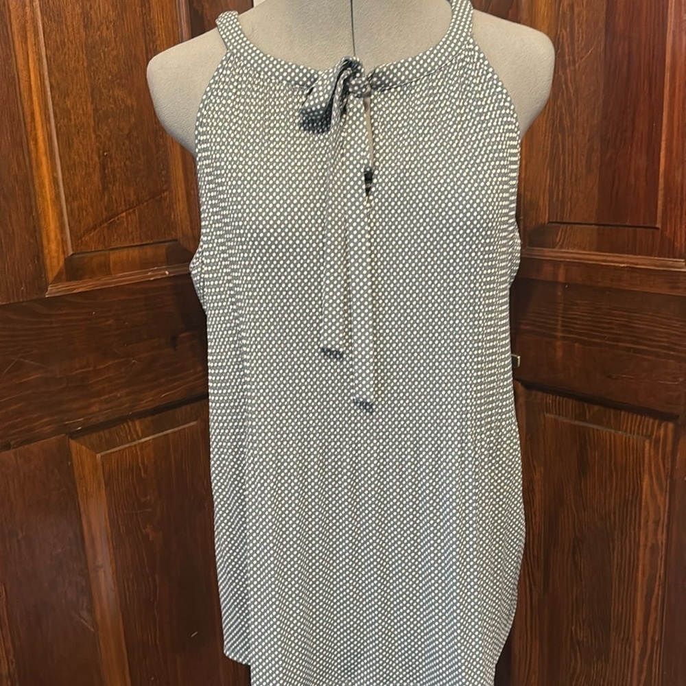 Adrianna Papell Sleeveless Polka-Dot Blouse